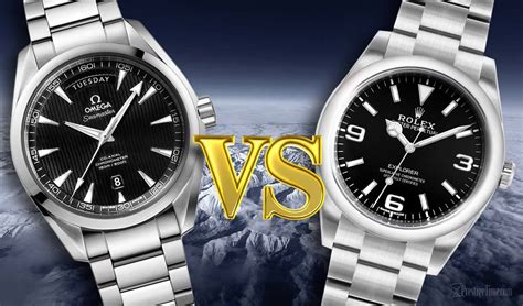 rolex explorer vs omega aqua terra|rolex vs omega reddit.